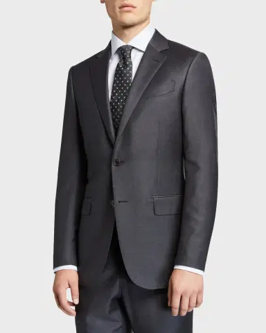 ZEGNA Men's Trofeo Milano Two-Piece Wool Suit | Thumbnail 4