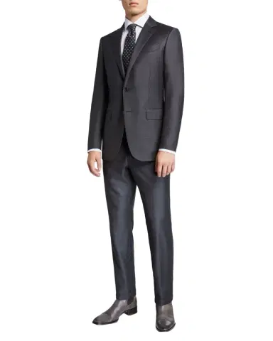 ZEGNA Men's Trofeo Milano Two-Piece Wool Suit | Thumbnail 1