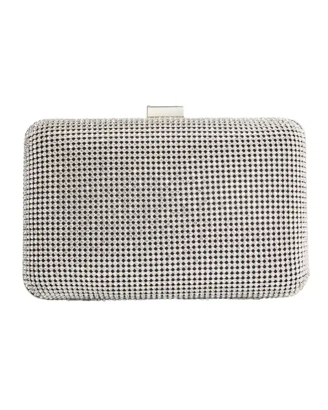 Yves Crystal Minaudiere Bag