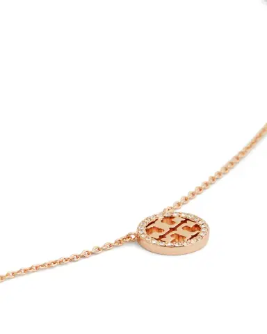Tory Burch Icon Pavé Pendant Necklace | Thumbnail 3