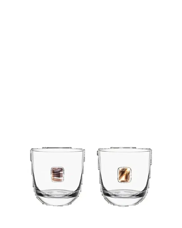 ANNA New York Elevo Double Old-Fashioned Glasses, Set of 2