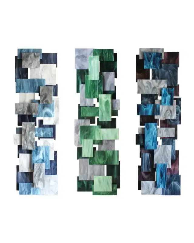 Karo Studios Triptych Wall Sculpture