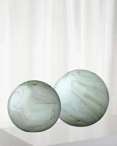 Jamie Young Cosmos Glass Balls, Set of 2 | Thumbnail 1 Jamie Young Cosmos Glass Balls, Set of 2 | Thumbnail 1