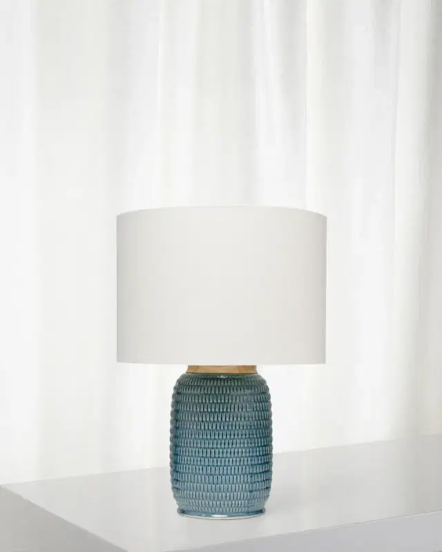 Graham Table Lamp, Blue
