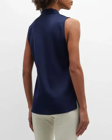 Kobi Halperin Mila Silk-Stretch Sleeveless Top | Thumbnail 2
