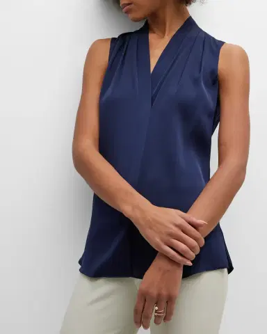 Kobi Halperin Mila Silk-Stretch Sleeveless Top | Thumbnail 6