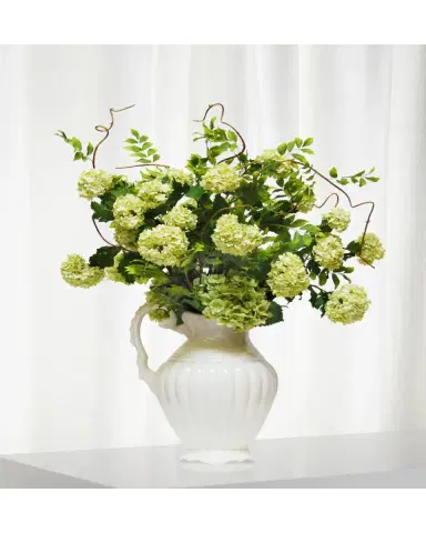 Winward Home Snowball Hydrangea Pitcher | Thumbnail 2