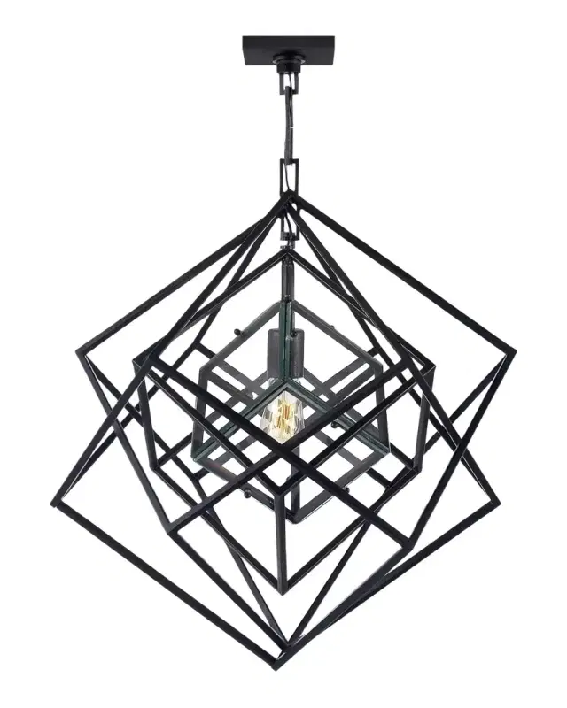 Visual Comfort Signature Cubist Small Chandelier By Kelly Wearstler