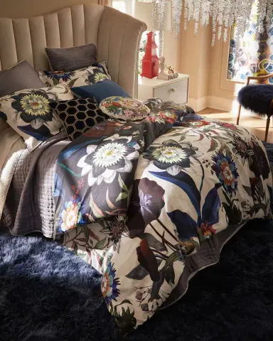 Designers Guild Manipur Azure Pillow | Thumbnail 1