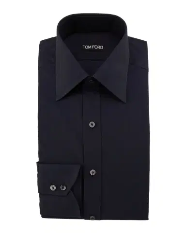Tom Ford Men's Solid Dress Shirt | Thumbnail 1 Tom Ford Men's Solid Dress Shirt | Thumbnail 1