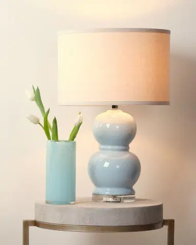Jamie Young Bubble Ceramic Table Lamp, Starlight | Thumbnail 2