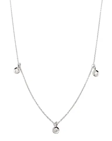 Roberto Coin 18k 3-Diamond Dangle Necklace | Thumbnail 1