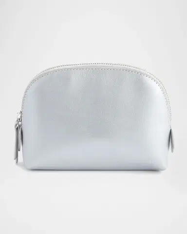 Royce New York Monogrammed Compact Leather Cosmetic Bag | Thumbnail 5