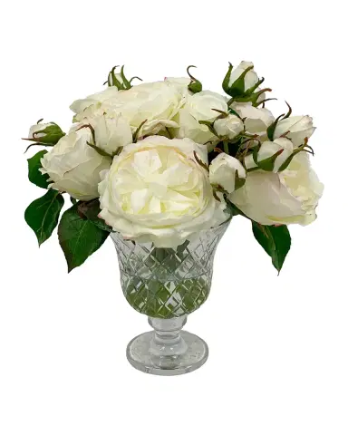 Winward Home Rose Arrangement in Vase | Thumbnail 2