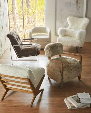 Interlude Home Targa Swivel Chair | Thumbnail 6