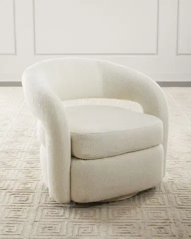 Interlude Home Targa Swivel Chair | Thumbnail 1