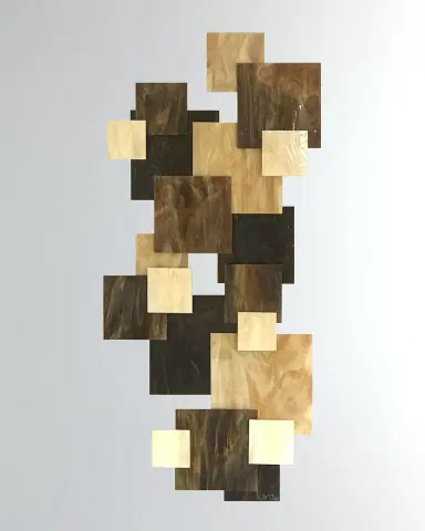Karo Studios Cosmos Vertical Glass Wall Sculpture | Thumbnail 1
