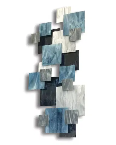 Karo Studios Arctic Vertical Glass Wall Sculpture | Thumbnail 3