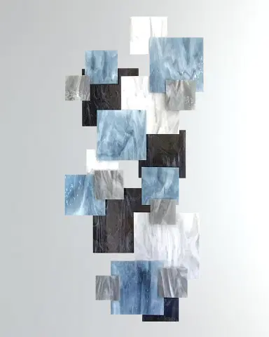 Karo Studios Arctic Vertical Glass Wall Sculpture | Thumbnail 1