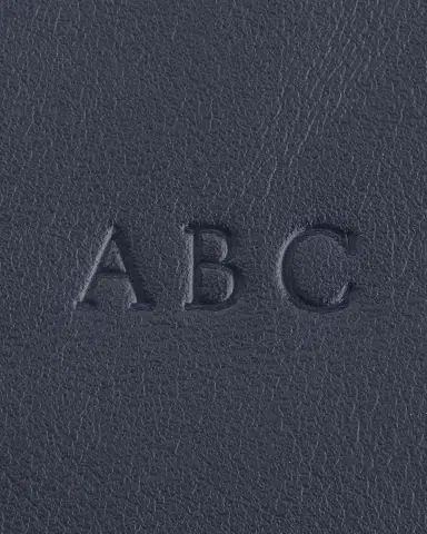 Royce New York Monogrammed Large Leather Cosmetic Bag | Thumbnail 2
