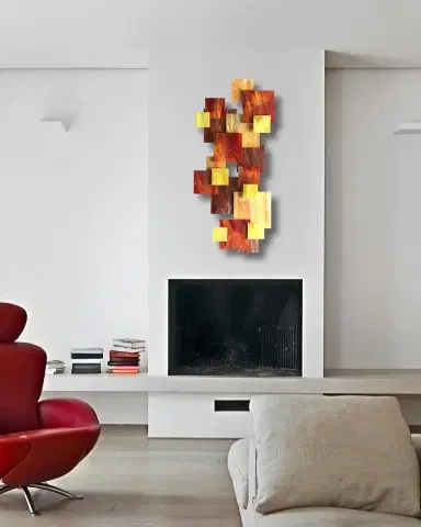 Karo Studios Sunset Vertical Wall Sculpture | Thumbnail 2