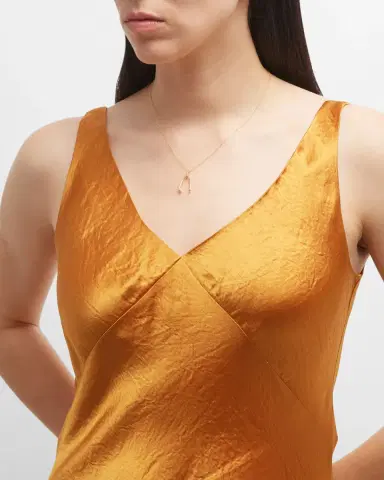 Jennifer Meyer 18k Wishbone Pendant Necklace | Thumbnail 5