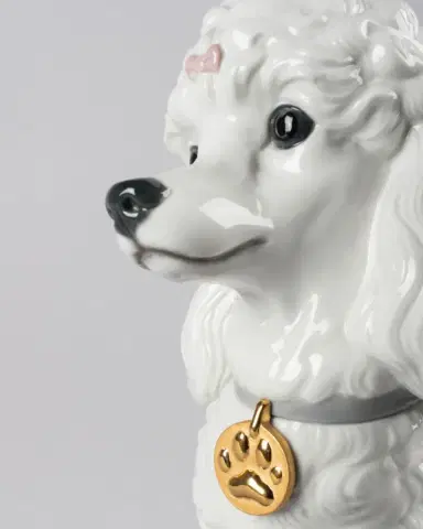 Lladro Poodle with Mochis Figurine | Thumbnail 5