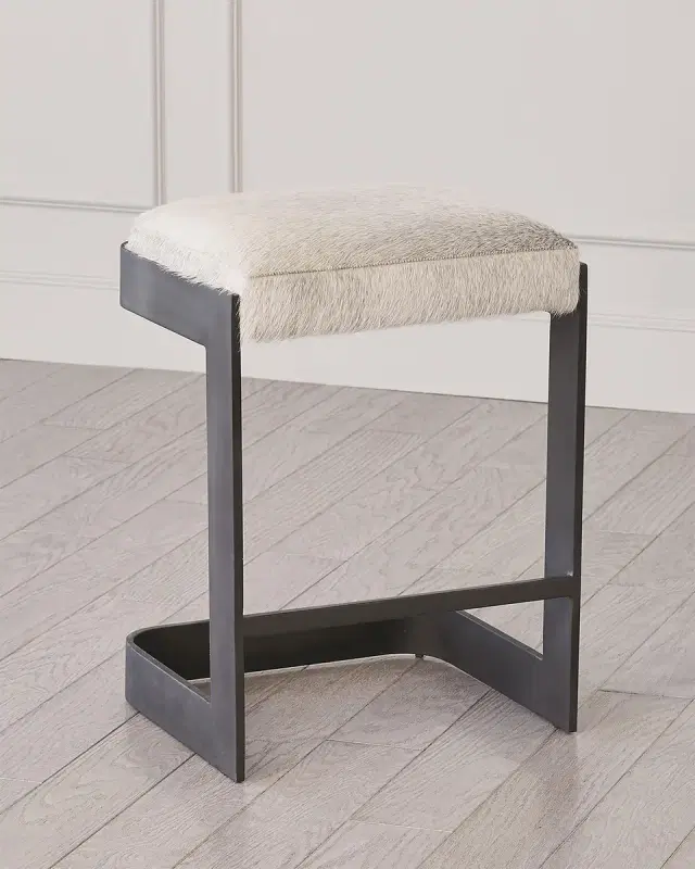 Regan Hairhide Counter Stool, 25"