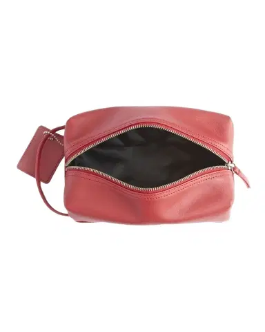 Royce New York Monogrammed Compact Leather Toiletry Bag | Thumbnail 1