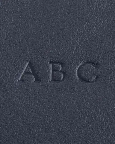 ROYCE New York Monogrammed Double Zip Leather Toiletry Bag, Personalized | Thumbnail 4