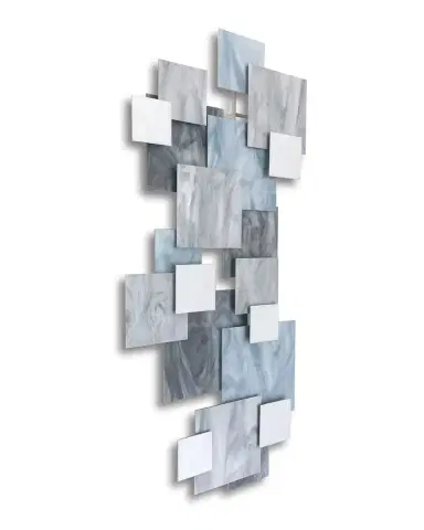 Karo Studios Glacial Vertical Glass Wall Sculpture | Thumbnail 3