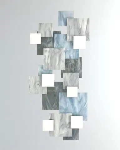 Karo Studios Glacial Vertical Glass Wall Sculpture | Thumbnail 1