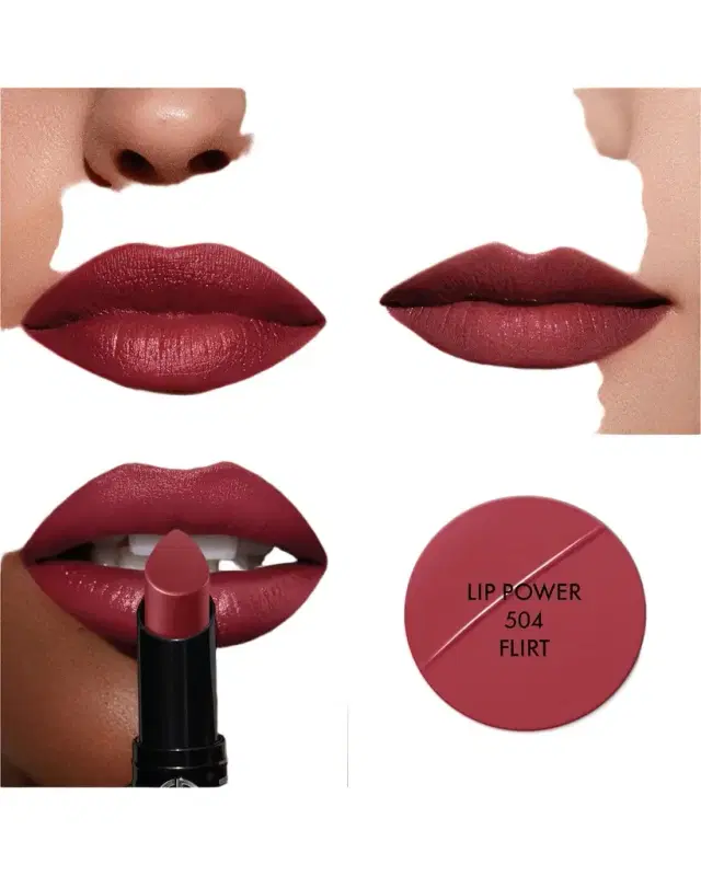 ARMANI beauty Lip Power Satin Long Lasting Lipstick