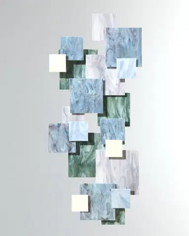 Karo Studios Tranquility Vertical Glass Wall Sculpture | Thumbnail 1
