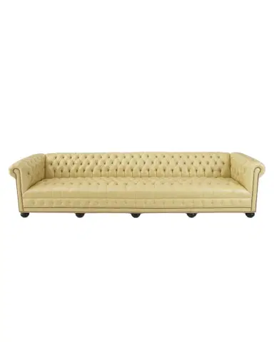 Old Hickory Tannery Zerenity Chesterfield Sofa 93" | Thumbnail 1