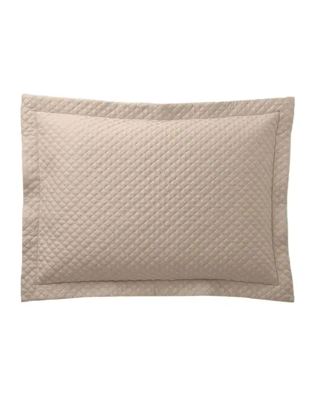 Ralph Lauren Home Quilted Sateen Argyle King Sham