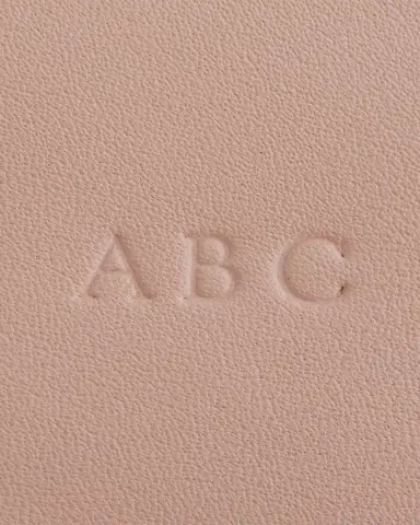 ROYCE New York Monogrammed Double Zip Leather Toiletry Bag, Personalized | Thumbnail 4