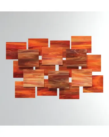 Karo Studios Sunset Glass Wall Sculpture | Thumbnail 2