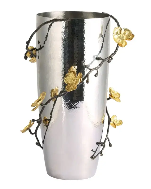 Michael Aram Gold Orchid Centerpiece Vase