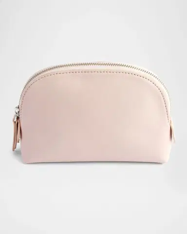 Royce New York Monogrammed Compact Leather Cosmetic Bag | Thumbnail 5