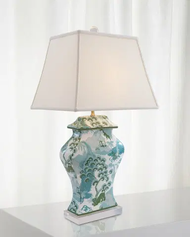 Port 68 Canton Celadon Lamp, 33"T | Thumbnail 1 Port 68 Canton Celadon Lamp, 33"T | Thumbnail 1