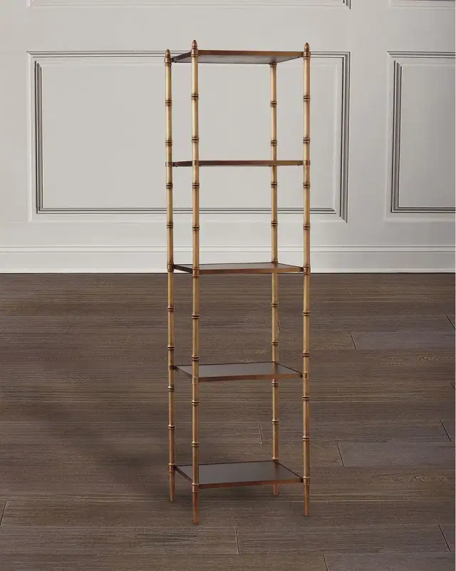 Port 68 Doheny Brass Etagere
