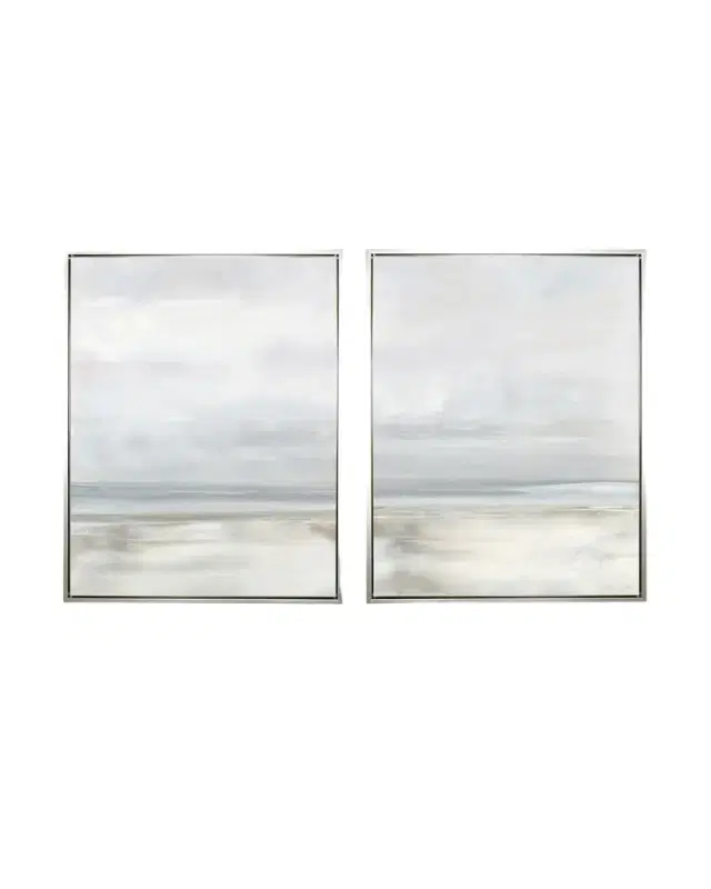 Benson-Cobb Studios "Simpatico" Hand-Embellished Giclee Diptych, 45" x 60"