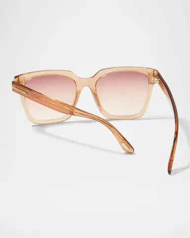 TOM FORD Selby Square Acetate Sunglasses | Thumbnail 2