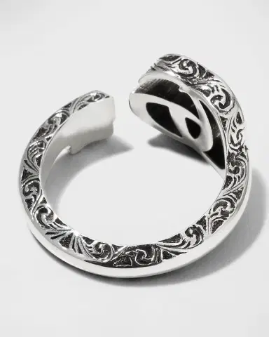 Gucci GG Marmont Key Sterling Silver Ring | Thumbnail 3