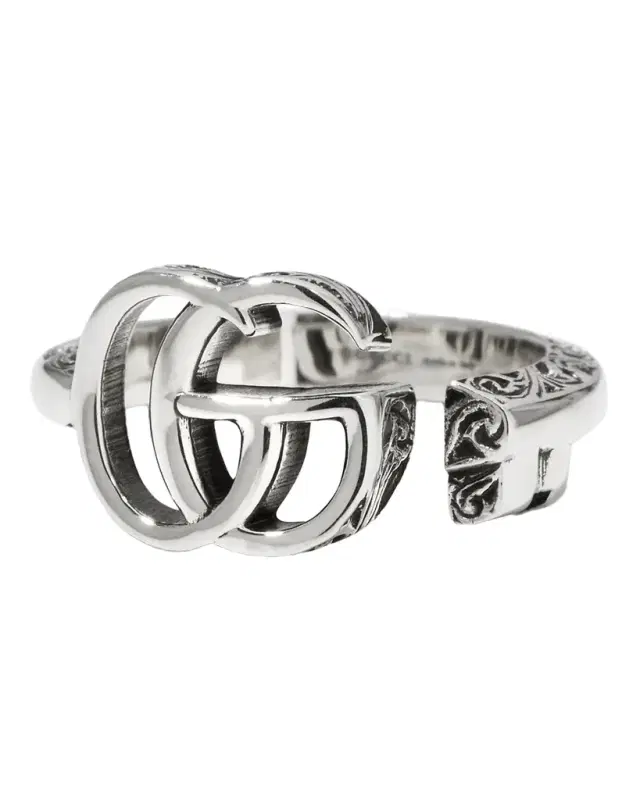 GG Marmont Key Sterling Silver Ring