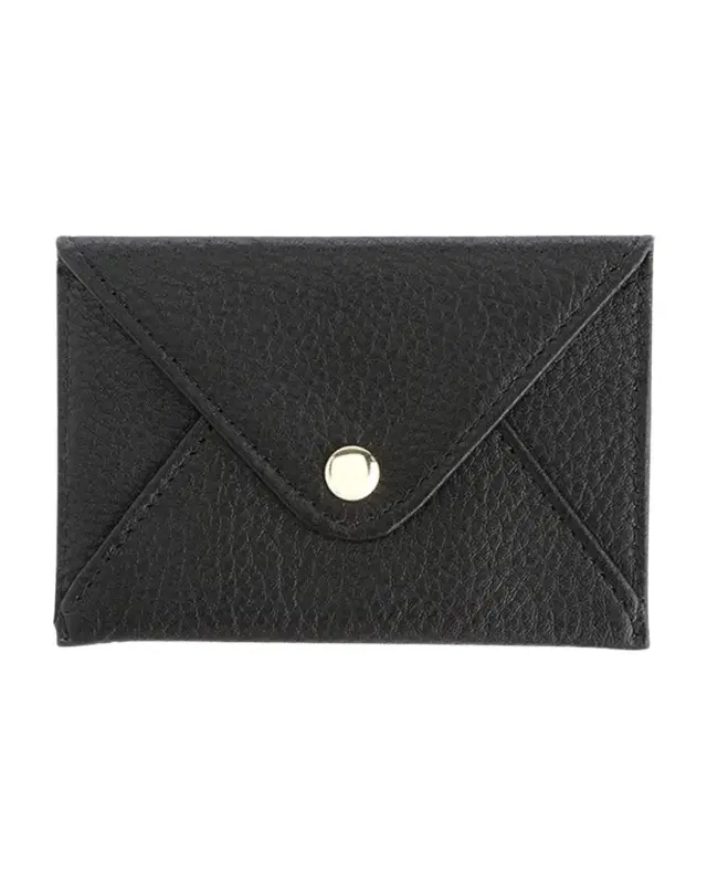 ROYCE New York Monogrammed Leather Envelope Style Card Holder, Personalized