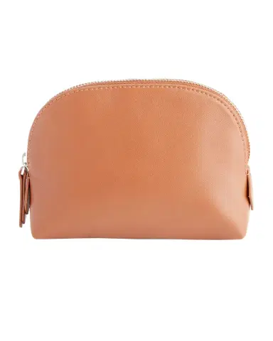 Royce New York Monogrammed Compact Leather Cosmetic Bag | Thumbnail 2