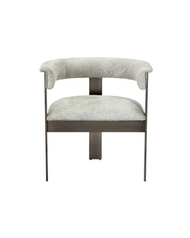 Interlude Home Darcy Hairhide Dining Chair