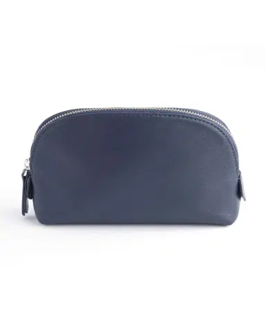 Royce New York Monogrammed Compact Leather Cosmetic Bag | Thumbnail 3